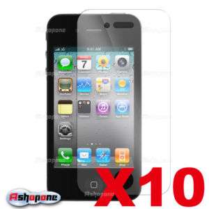 10x Screen Protector for Apple Iphone 4G OS 4  