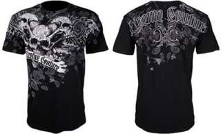 XTREME COUTURE ECLIPSE BLACK MMA FIGHT T SHIRT  