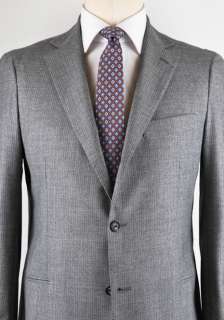New $4200 Borrelli Gray Suit 40/50  