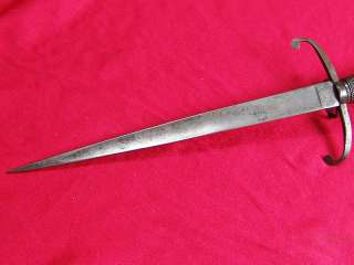 17th century left hand Dagger Dirk Stiletto Knife Plug Bayonet  