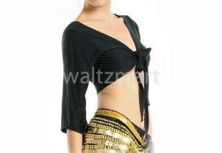 New Belly Dance Costume Micro Fiber Flared Sub sleeve Choli Blouse Top 