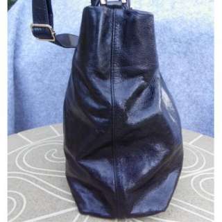 395 TORY BURCH Dena Black Tote Crossbody Handbag Purse Bag 2012 