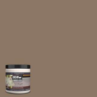 BEHR Ultra 8 oz. Coconut Shell Interior/Exterior Paint Tester UL140 5 