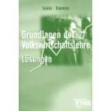 Grundlagen der Volkswirtschaftslehre, Lösungenvon Horst Seidel