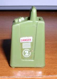   GI JOE PROP DANGER GAS CAN 1982 84 CAME WITH VAMP JEEP  