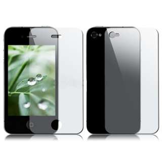 For iPhone 4 4G 4S Back & Front Screen LCD Protector Film Full Body 