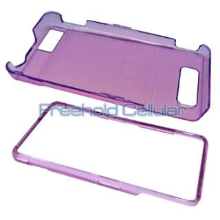 Purple Hard Protective Case Cover for Motorola Droid X  