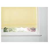 Scalloped Edge Roller Blind, Buttercup Yellow 60Cm