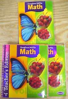 Houghton Mifflin Math Student Book & Adult Guides Gr 3  