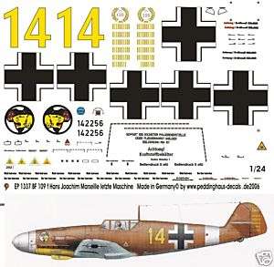 24 Bf 109 K Hans Joachim Marseille 1337  