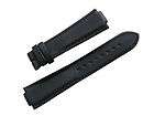 Original MIDO Shiny Black Leather Watch Strap Band 17mm Stitched Ladie 