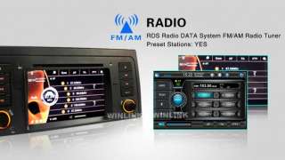 Car Monitor GPS Video Radio Navigation DVD Player for BMW 5 Series E39 