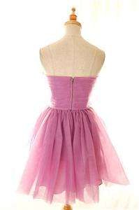 NWT AUTH Betsey Johnson $398 Pow Poof Strapless Prom Evening DRESS 