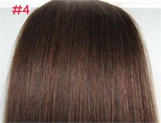 22 10pcs Clip In Real Human Hair Extensions Multiple 5 Colors ,Good 