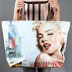 Extra Large Marilyn Monroe New York Iconic Women Tote Shoulder Bag
