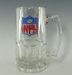 Slim Jim NFL Huge 1 Liter Collectible Glass Beer Mug  