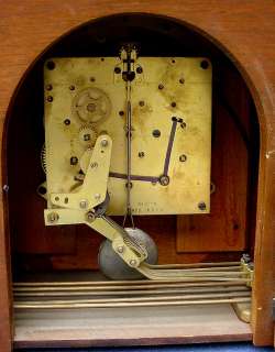 Seth Thomas No.124 Deco Westminster Chime Shelf Clock w/ 10 41 