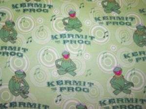 KERMIT THE FROG MUSICAL NOTE THROW BLANKET PERSONALIZE  