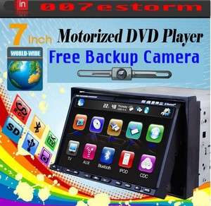 HD GPS 7 Touch Screen Car Stereo DVD Player Ipod BT TV 3D Menu PIP 2 