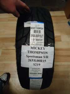 MICKEY THOMPSON SPORTSMAN S/R 26X8.00 15 RACING TIRE  