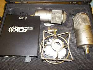 ADK A 48 Condenser Microphones With case Vintage Valve  