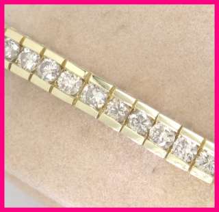 14kyg Round Diamond Tennis Bracelet 4.76 carats  
