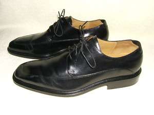 MENS COLE HAAN BLACK LEATHER AIR OXFORDS 10.5 M  