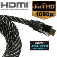ft Premium HDMI M/M Cable w/Ethernet Net Jacket 1080P  