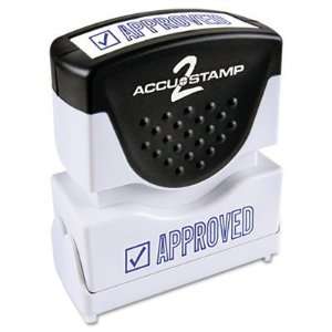  Accustamp2 Shutter Stamp with Microban Blue APPROVED 1 5/8 