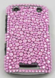 Coque strass Blackberry Curve 9360   Bulles roses  