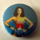 Wonder Woman Lynda Carter Retro TV 70s Button Badge