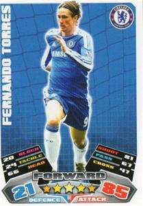 Topps Match Attax 2012 Chelsea 11/12 Fernando Torres Base Card  