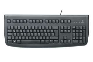LOGITECH Tastiera PC OEM De Luxe 250 Nera PS/2 Classica  