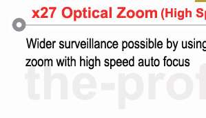 SONY CCD 480TVL 27xZoom PTZ CCTV 7 Dome Speed Camera  