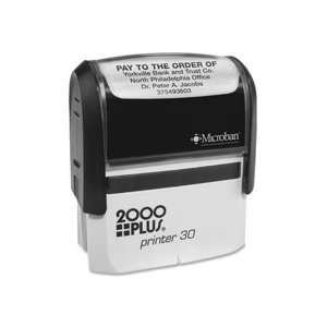  COSCO 2000 Plus P15 Printer Stamp,0.69 x 1.75   Black 