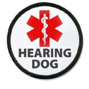  Creative Clam Hearing Dog Black Rim Medical Alert Symbol 3 