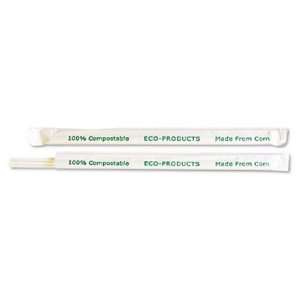  Eco Products EPST770   Compostable Straws, 7 3/4, Corn 