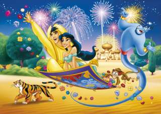 Puzzle 104pz ALADDIN E JASMINE 50*35cm CLEMENTONI  