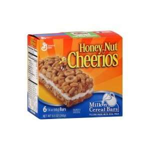 General Mills Milk n Cereal Bars, Honey Nut Cheerios, 8.5 oz, (pack 