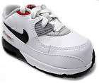 New Nike Infants Toddlers Air Max 90 White Lace Trainer