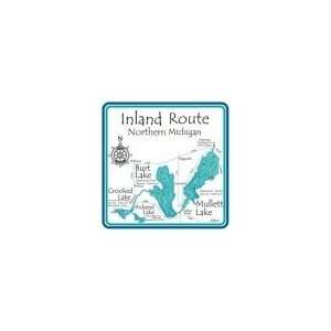  Inland Route 4.25 Square Absorbent Coaster Kitchen 