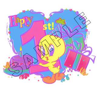 Baby Tweety 1st Birthday Edible Image® Cake Decoration  