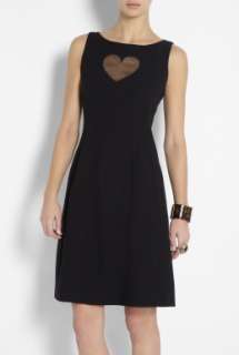 Moschino Cheap & Chic  Sheer Heart Shift Dress by Moschino Cheap 