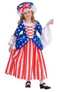 Deluxe Betsy Ross Child Costume   Includes dress and cap. Does not 