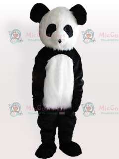 Long Plush Giant Panda Adult Mascot Costume