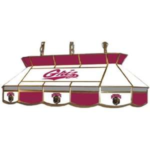    Montana Grizzlies Stained Glass Pool Table Light