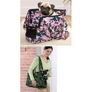  Camouflage Pet Dog Cat Carrier Tote Pink