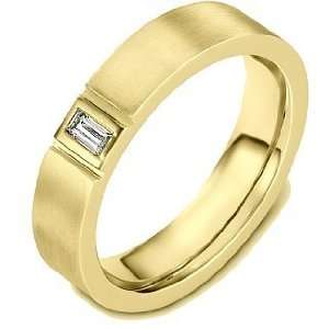  14 Karat Yellow Gold Diamond Band, 0.15 TCW   6.75 Dora Rings