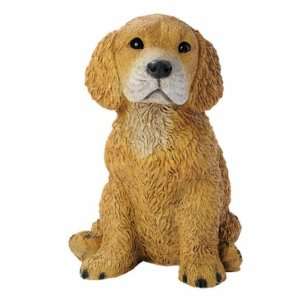 Golden Retriever Puppy Dog Statue