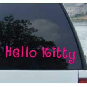  18 Hello Kitty Pink   Vinyl Decal Sticker Automotive